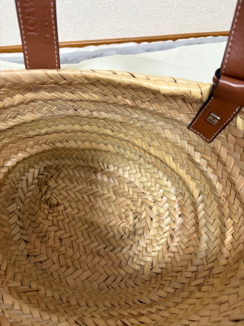 値下げ　LOEWE ロエベ　カゴバッグ　スモール　バスケット　美品