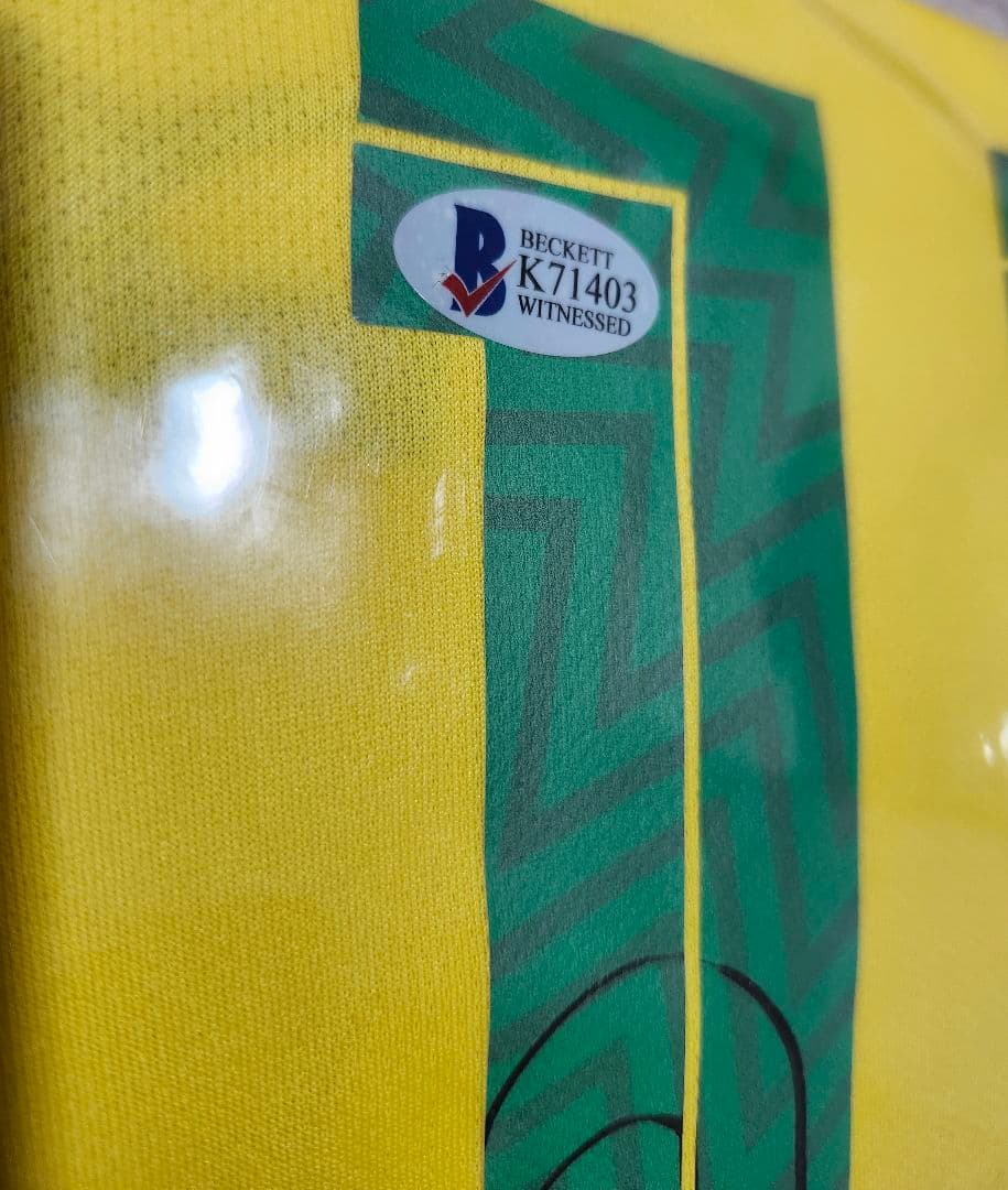 ブラジル代表 コウチーニョ サイン ユニフォーム 証明書 正規品 ナイキ