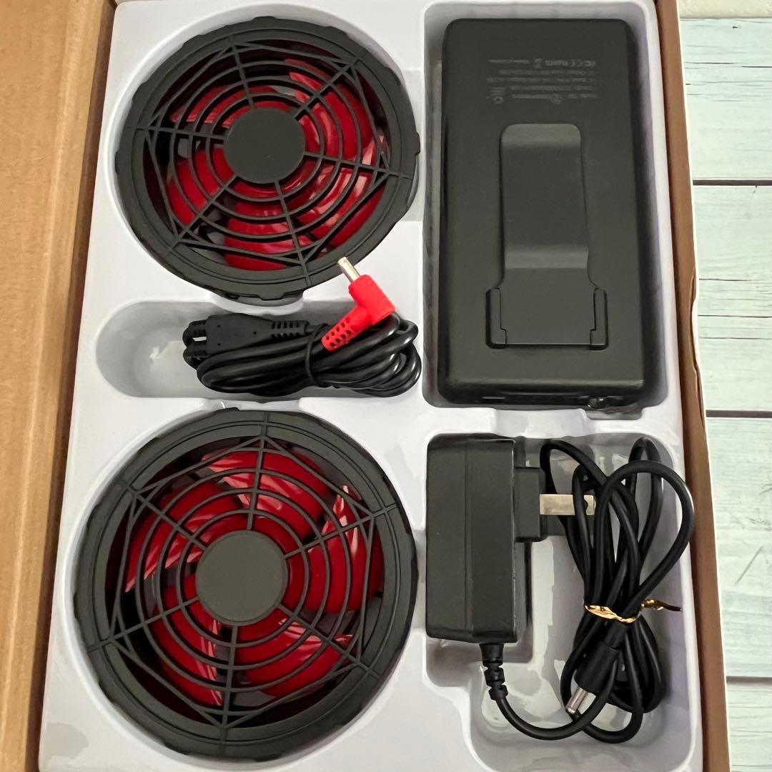 バートル AC2004 エアーベスト　クラフト サイドファン バッテリー２セット