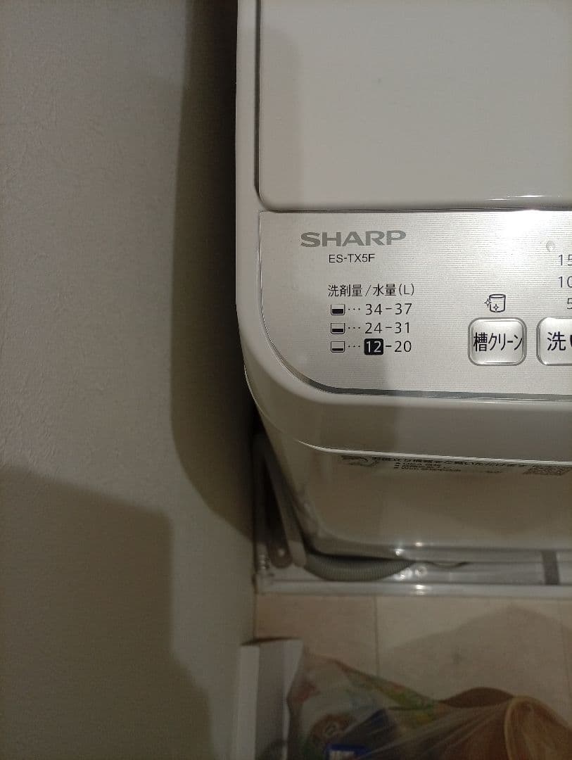 SHARP ES-TX5F 縦型洗濯機 　関西外大