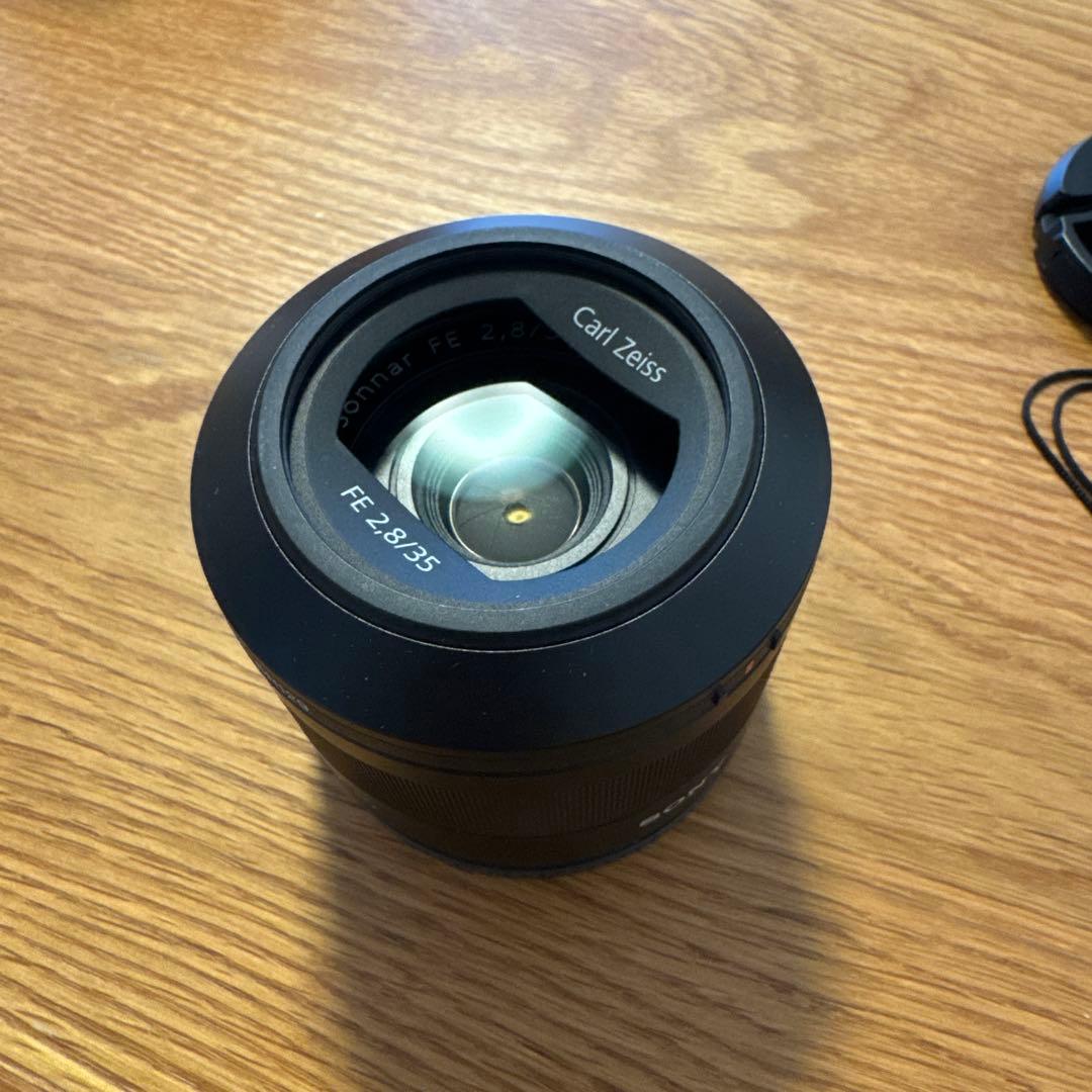 【美品】 Sonnar FE 35mm F2.8 ZA 金属フード付き