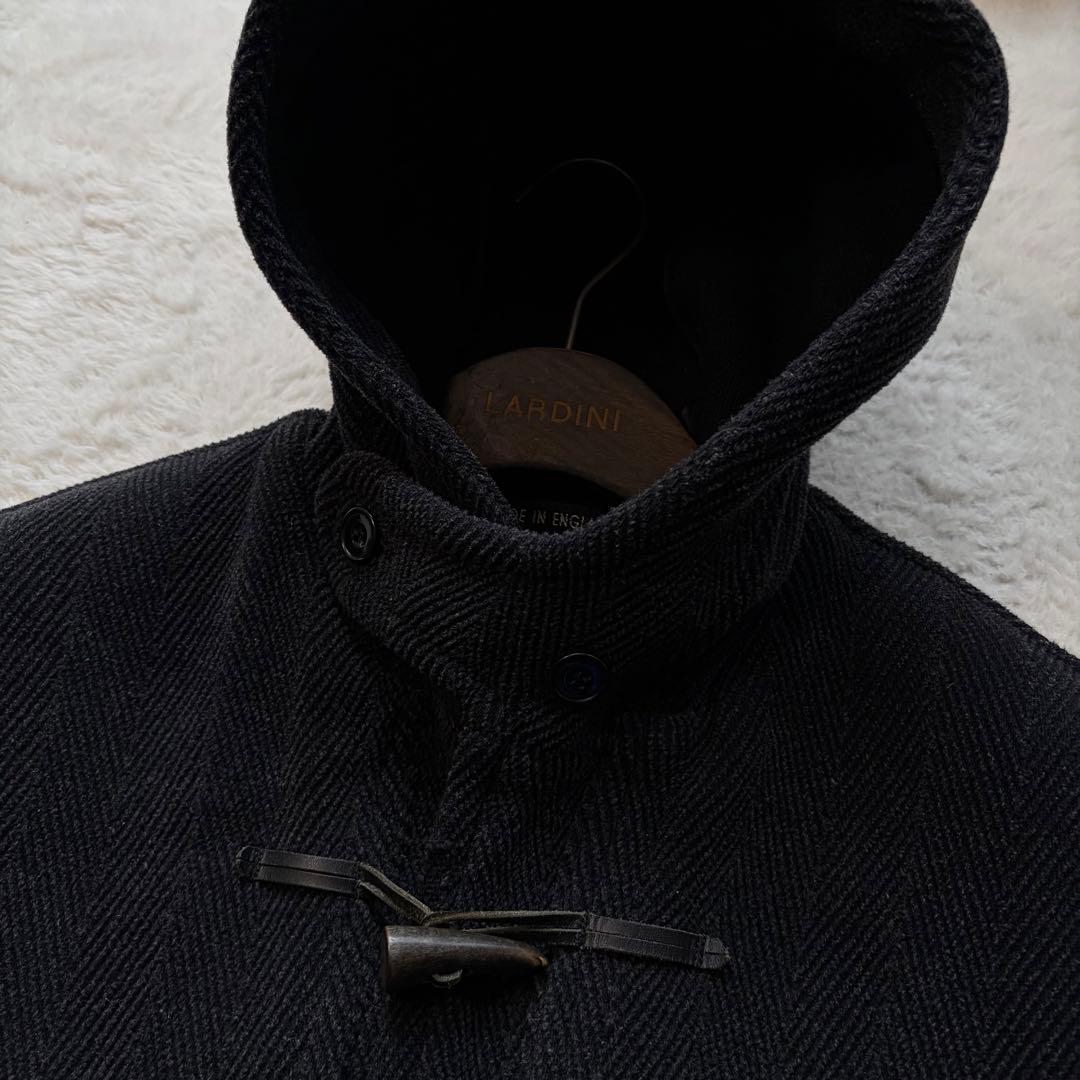 美品✨グローバーオール ダッフルコート キングストン ヘリンボーン グレー XL