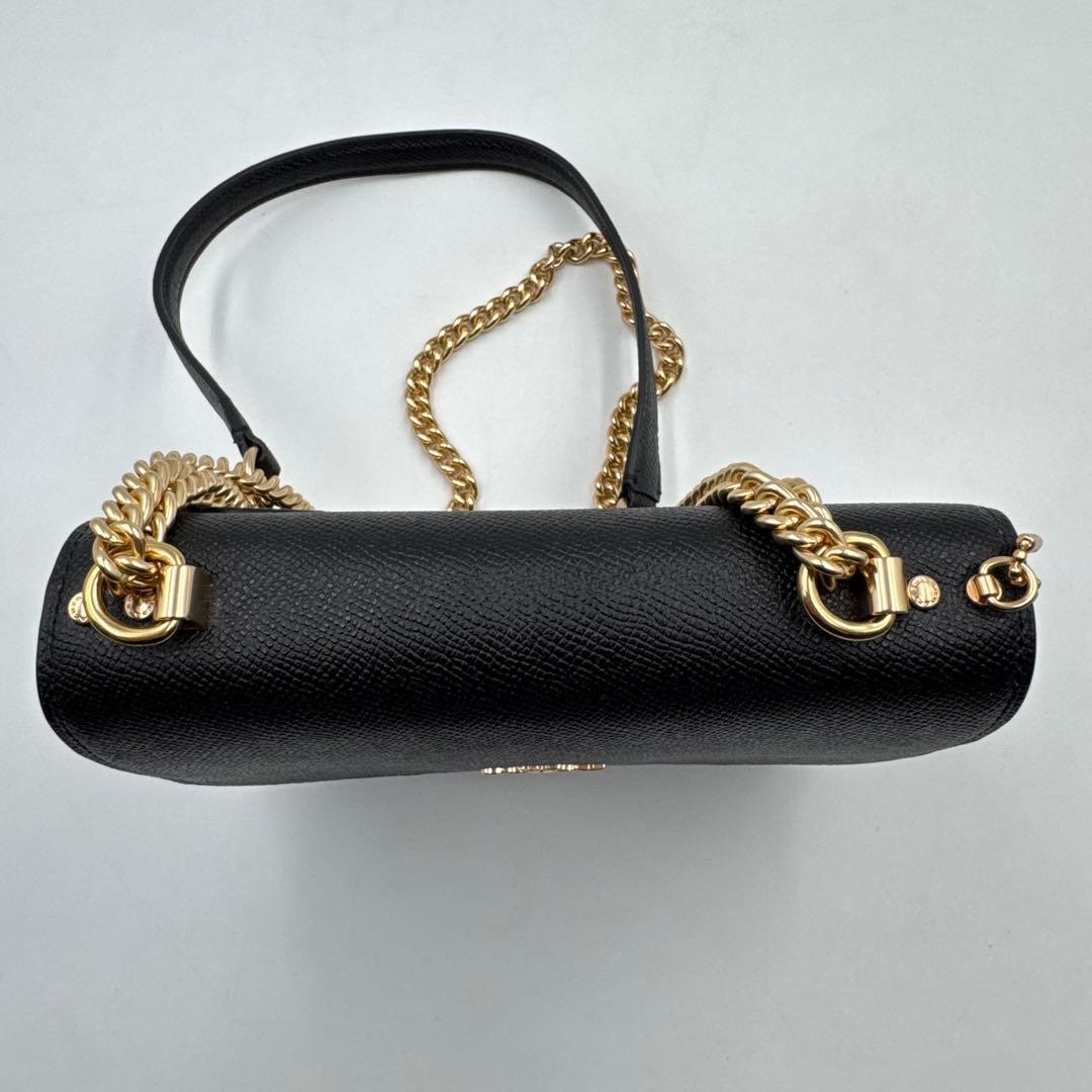 極美品✨COACH チェーン　ショルダーウォレット　ブラック　レザー　3way