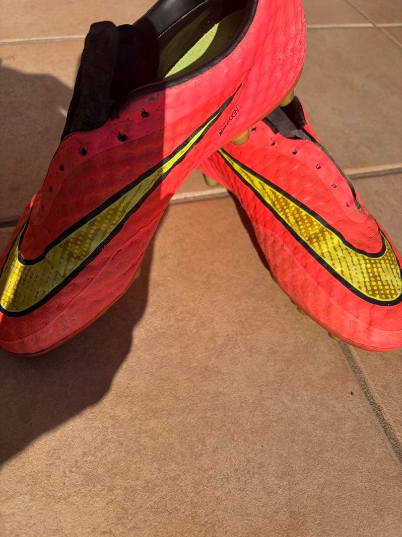 【初代】26cm /Nike ハイパーヴェノムスパイクシューズ 赤/黄