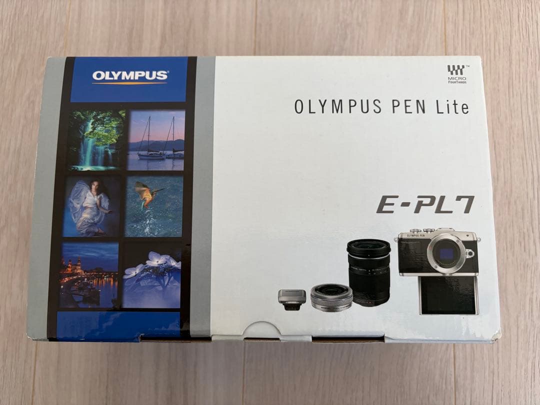Olympus PEN Lite E-PL7 本体と付属品