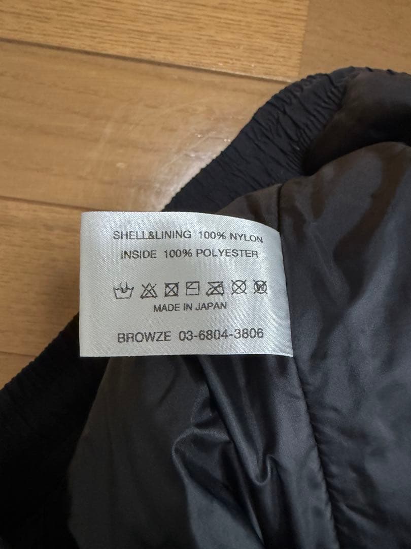 ENNOYとスタイリスト私物　NYLON PADDED JACKET&PANTS