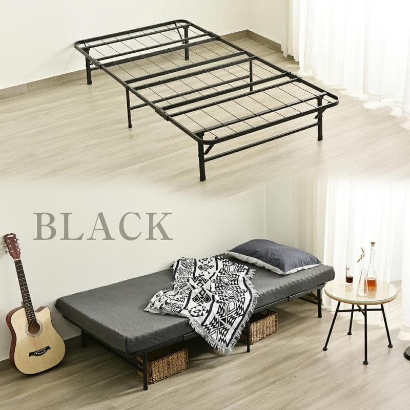 赤字価格！折りたたみベッド シングル 組立簡単シングル 収納 耐荷重200kg