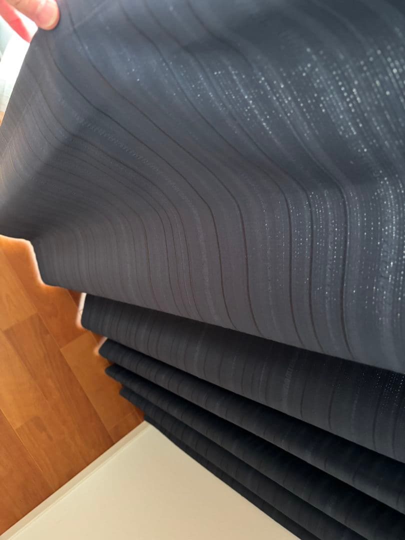 KEYUCA　オーダー　ドレープカーテン レースカーテン　ダークブルー（腰高）