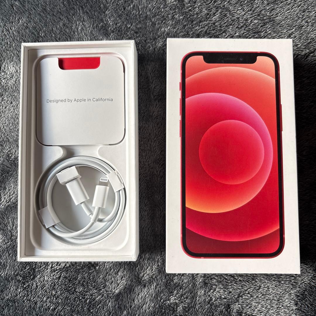 スマートフォン本体 iPhone12 mini RED