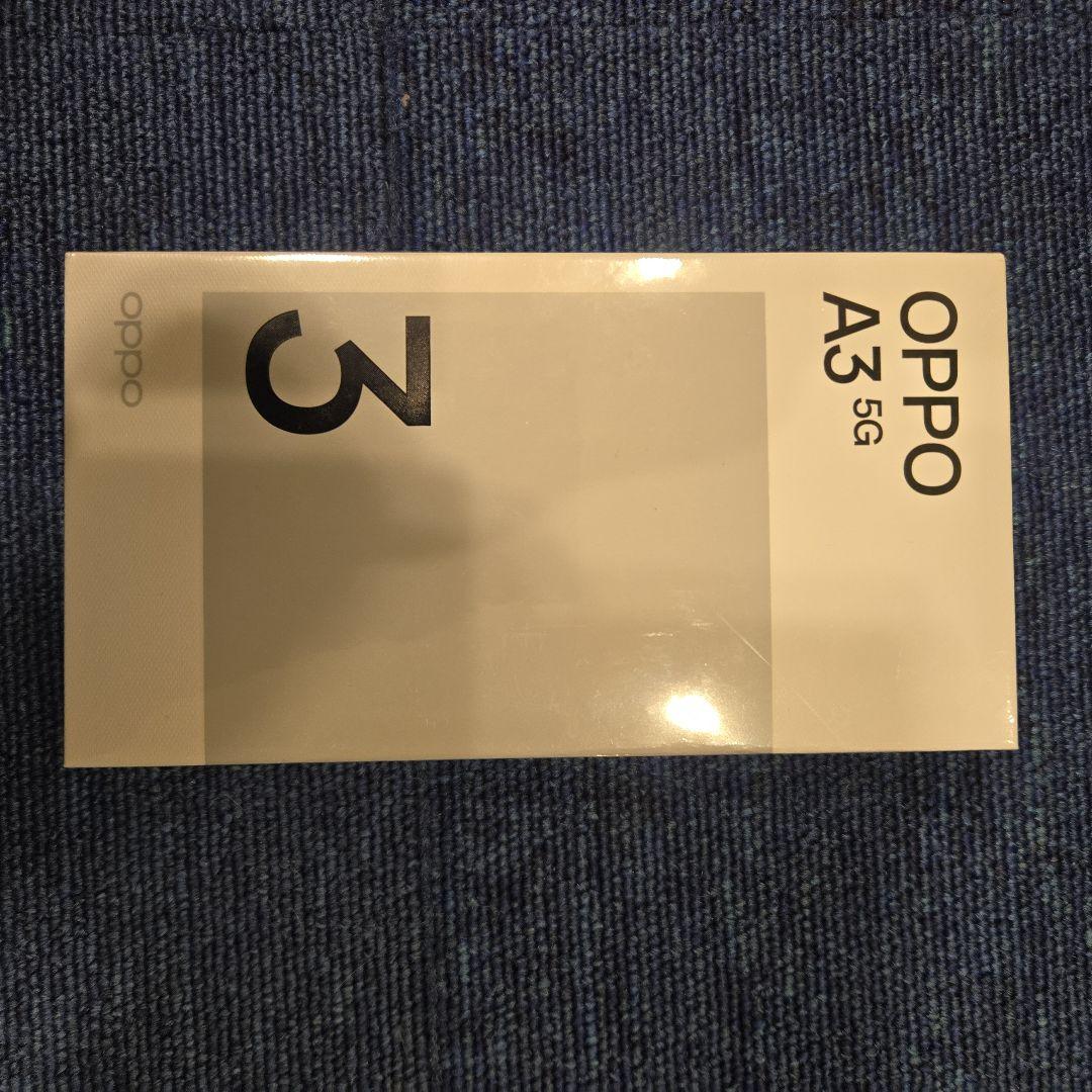 OPPO A3 5G 本体 未開封 ブラック黒 ワイモバイル