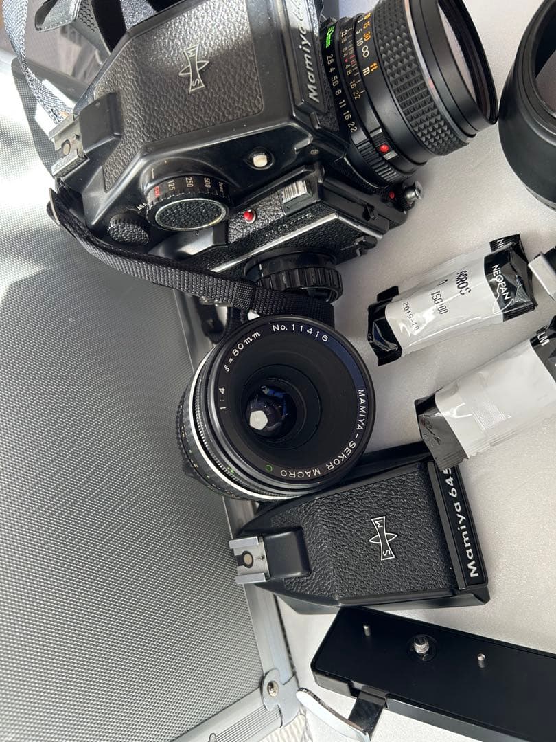 Mamiya 645 1000S 中判カメラセット 80mmレンズ付き