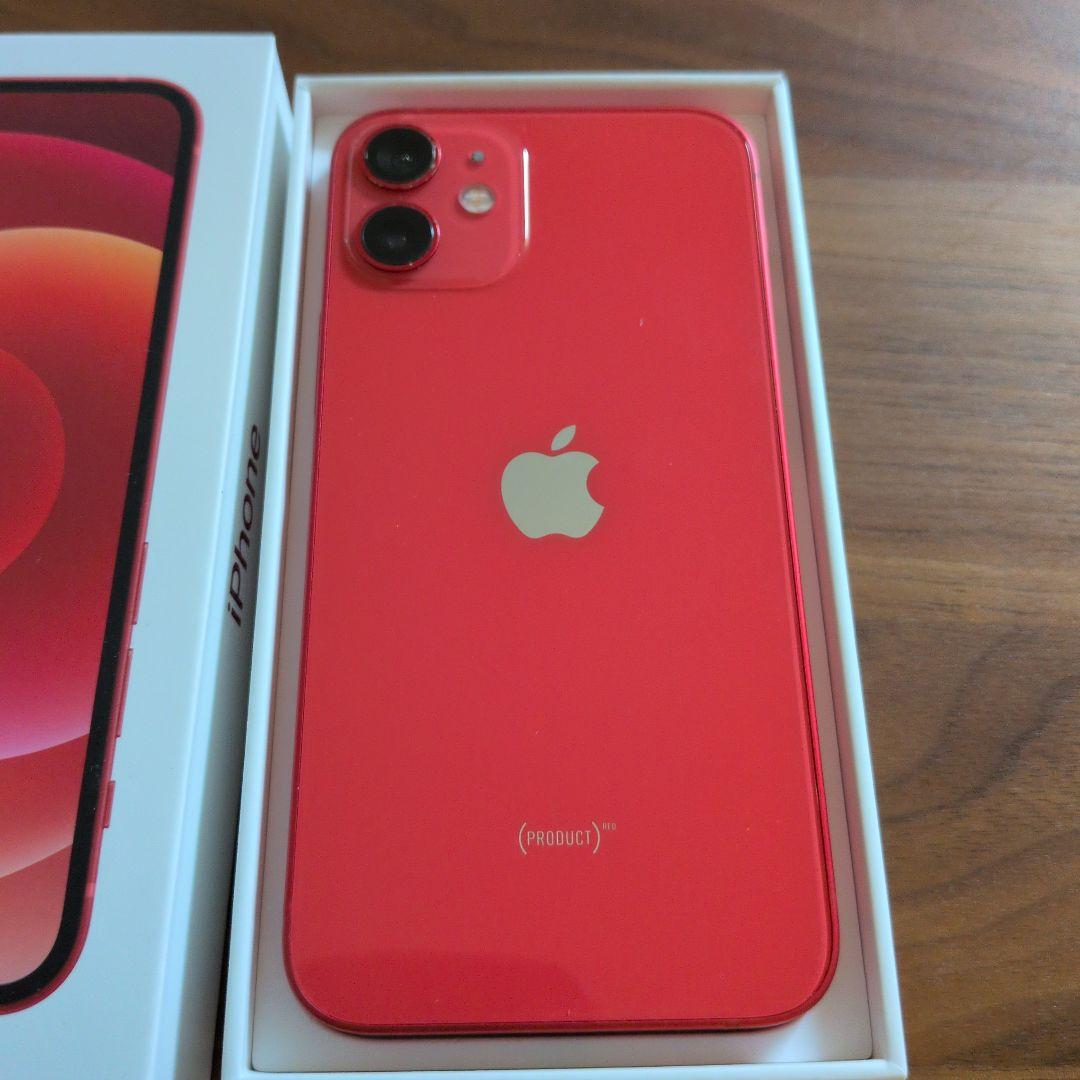 Apple iPhone 12 mini RED 本体　64GB