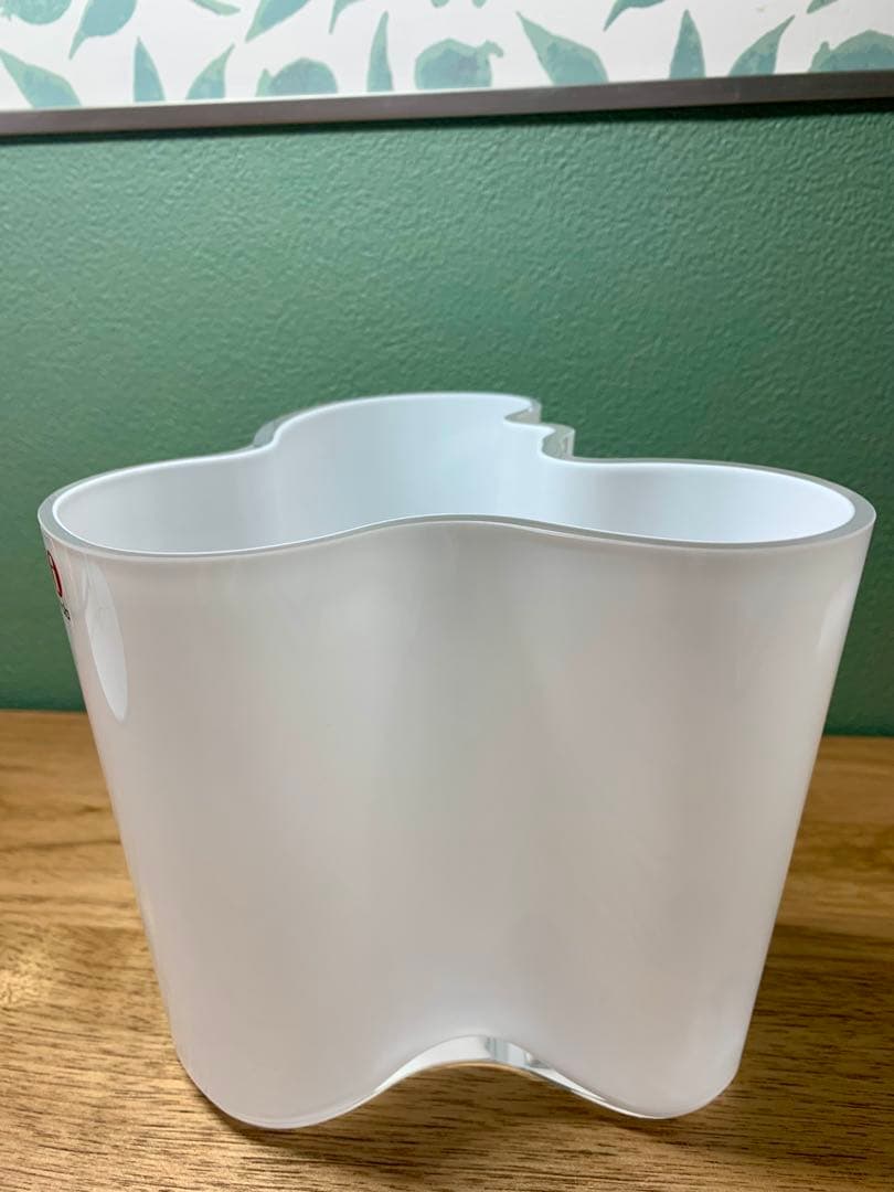  アアルト　フラワーベース ホワイト　120mm