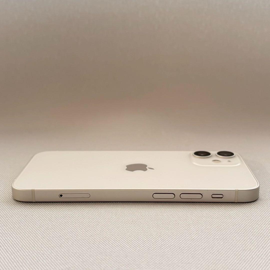 『美品』iPhone 12 mini 64GB ホワイト　新品バッテリー　本体