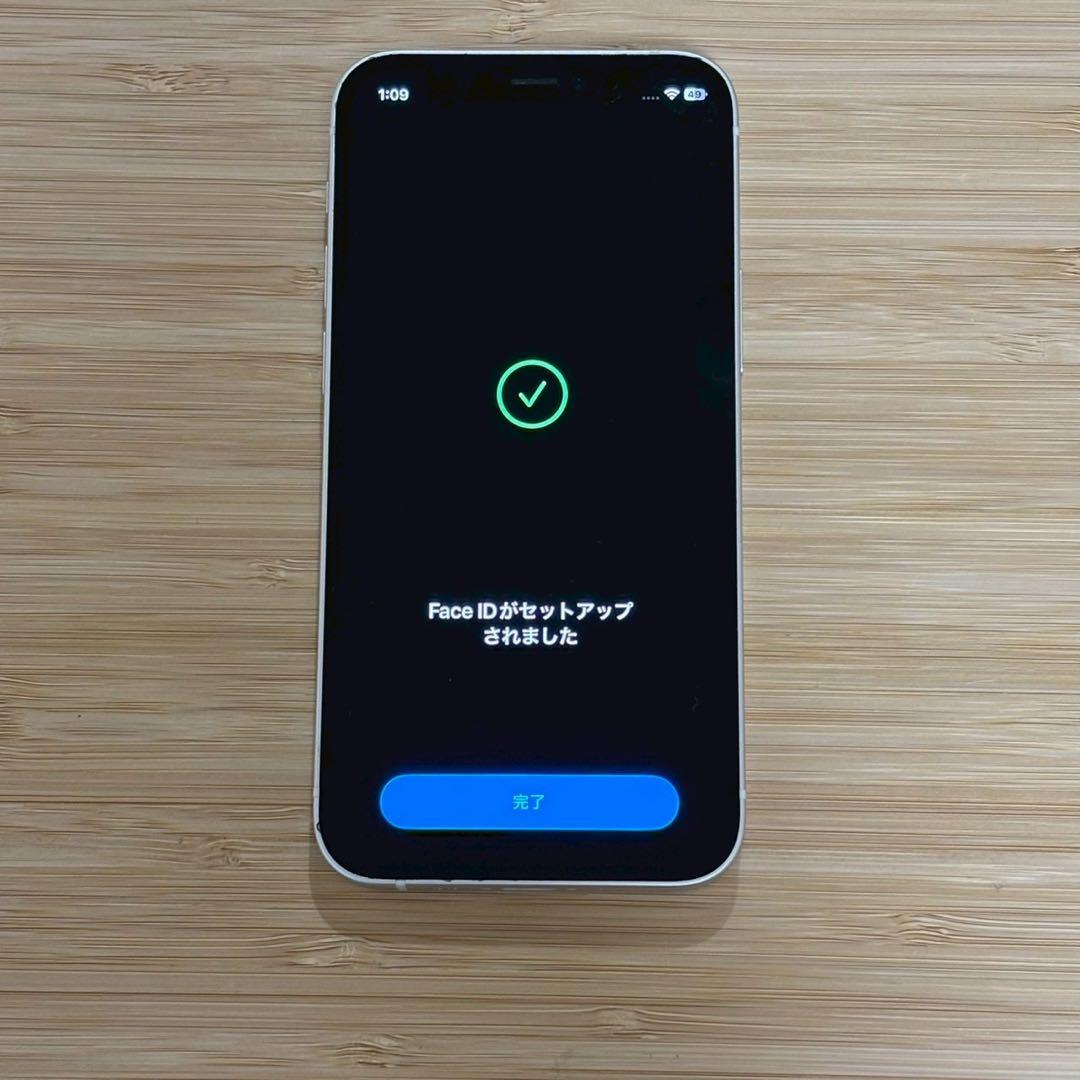 『美品』iPhone 12 mini 64GB ホワイト　新品バッテリー　本体