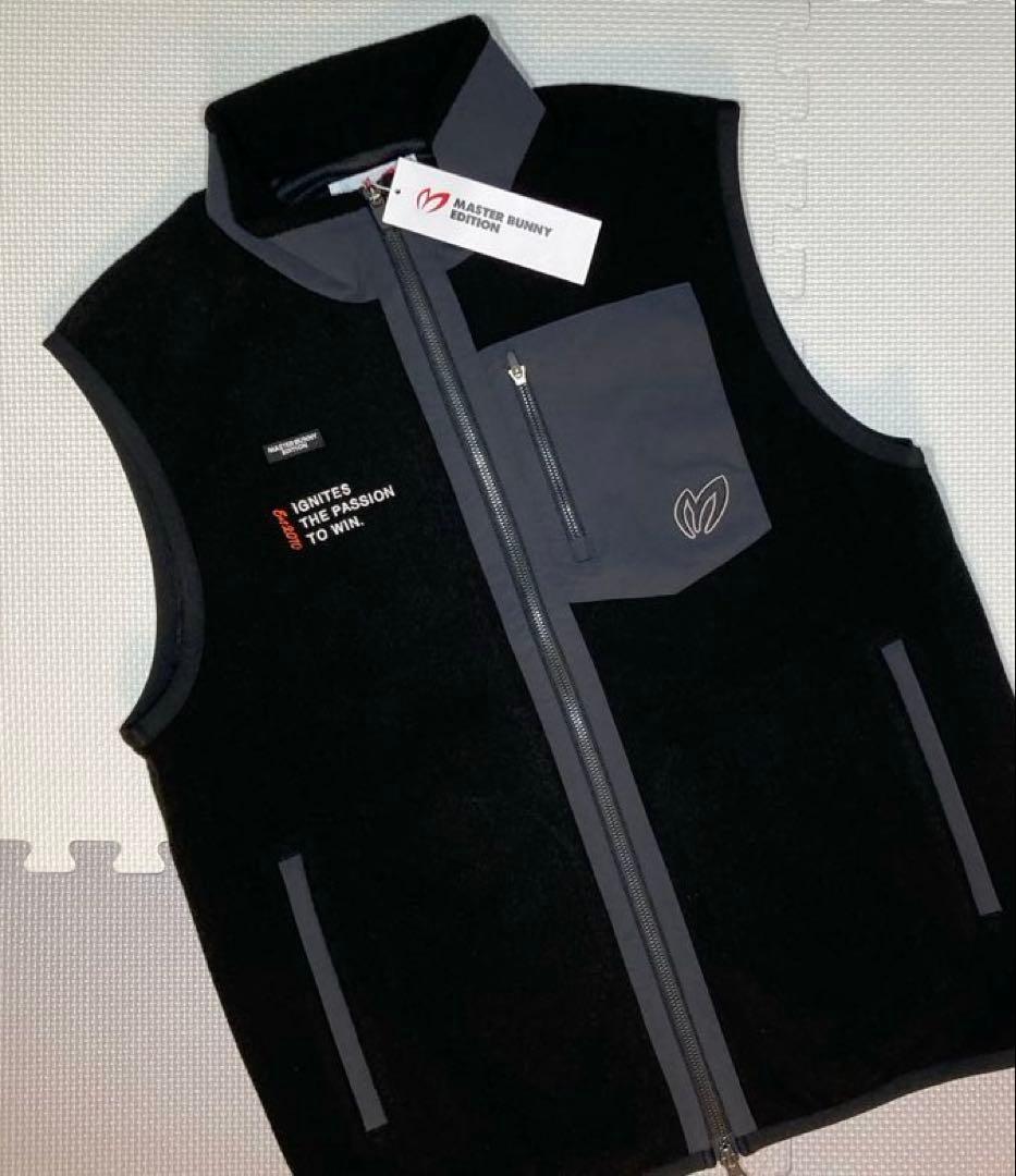 マスターバニーエディション 毛混ブークレ フルジップベスト（BLK／5）