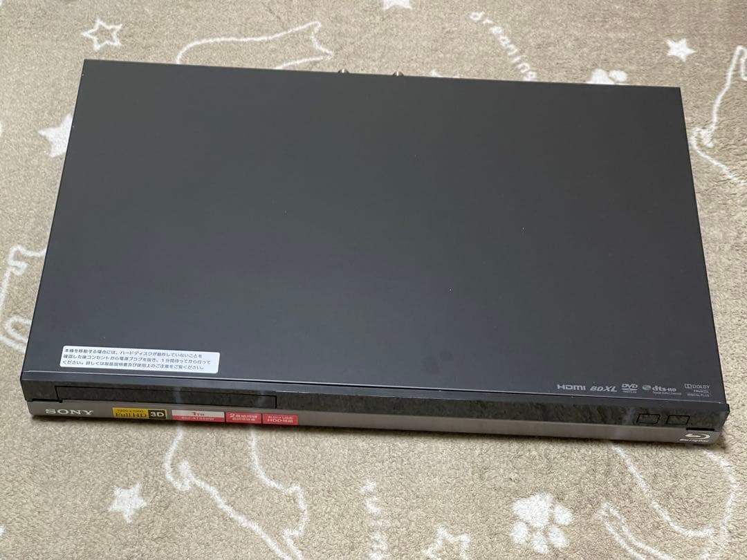 SONY BDZ-AT950W（2011年製）Blu-rayレコーダー