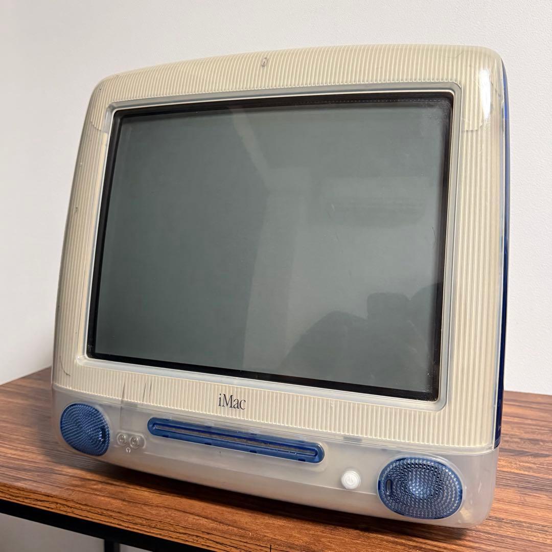 Apple iMac G3 ブルー PCディスプレイ本体とキーボード