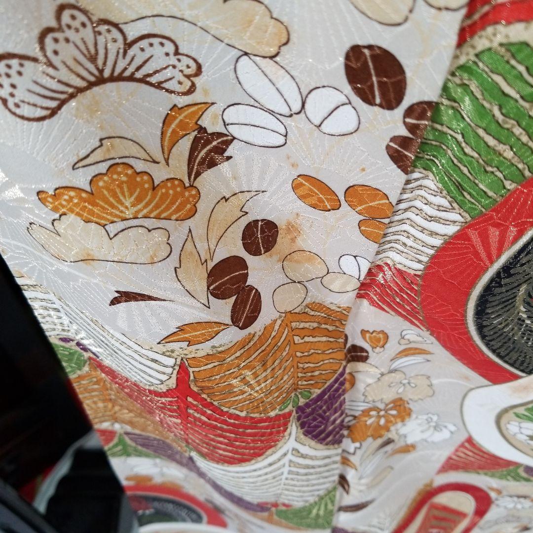 Sonomamafs136 訳有特価 小～中振袖 縁起柄 豪華 金糸 正絹