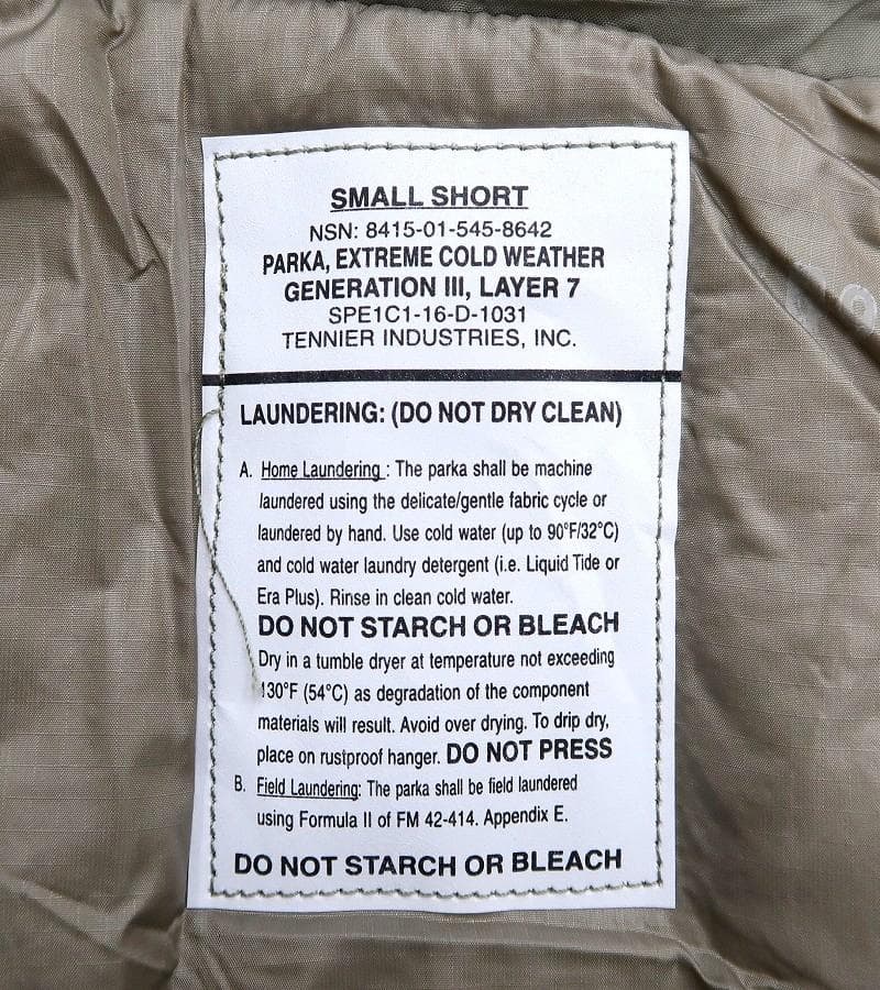 新品 希少 S-S 米軍実物 2016年 LEVEL7 ジャケット ⑯