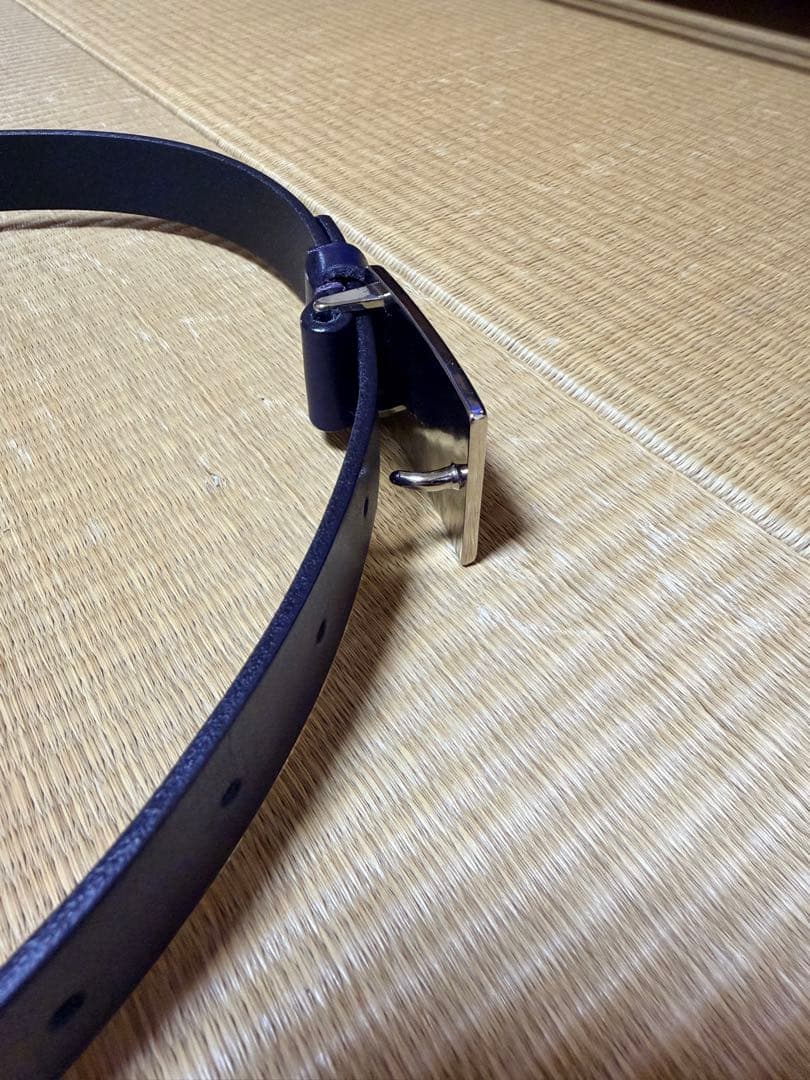 【美品】ヴィヴィアンウエストウッド ベルト ビッグオーブ 紺 細ベルト 調整可