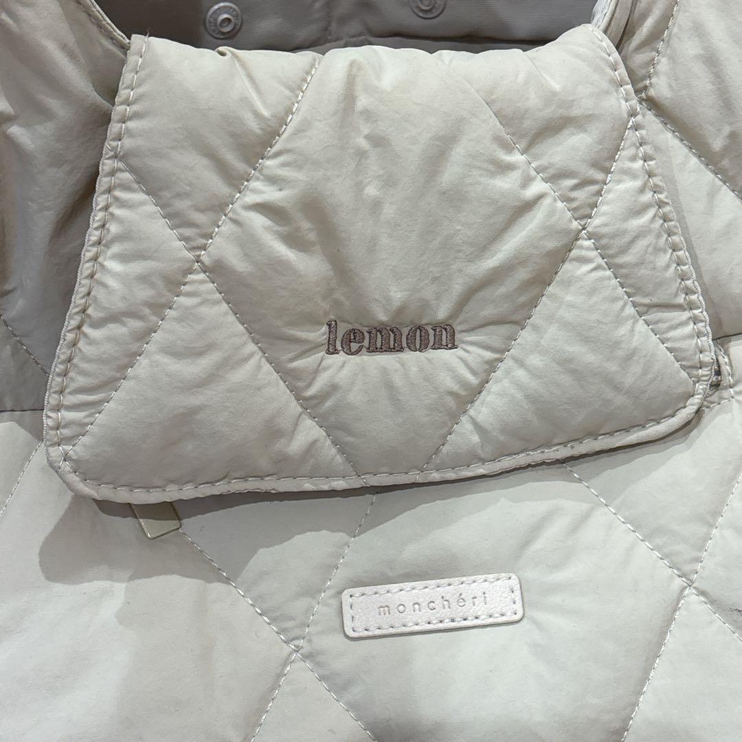 moncheri キルティング フロントリュック ペットキャリー S ベージュ