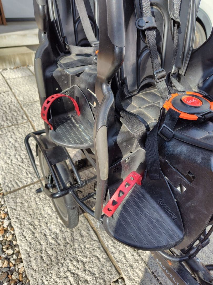 【Yur】ふたごじてんしゃ いしころくろ 専用レインカバー付き