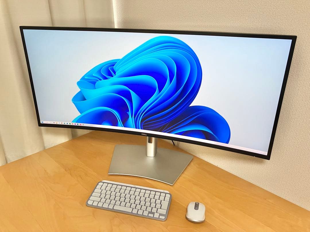 【週末値下げ】Dell U4025QW 5K2K 120Hz 40型曲面モニター