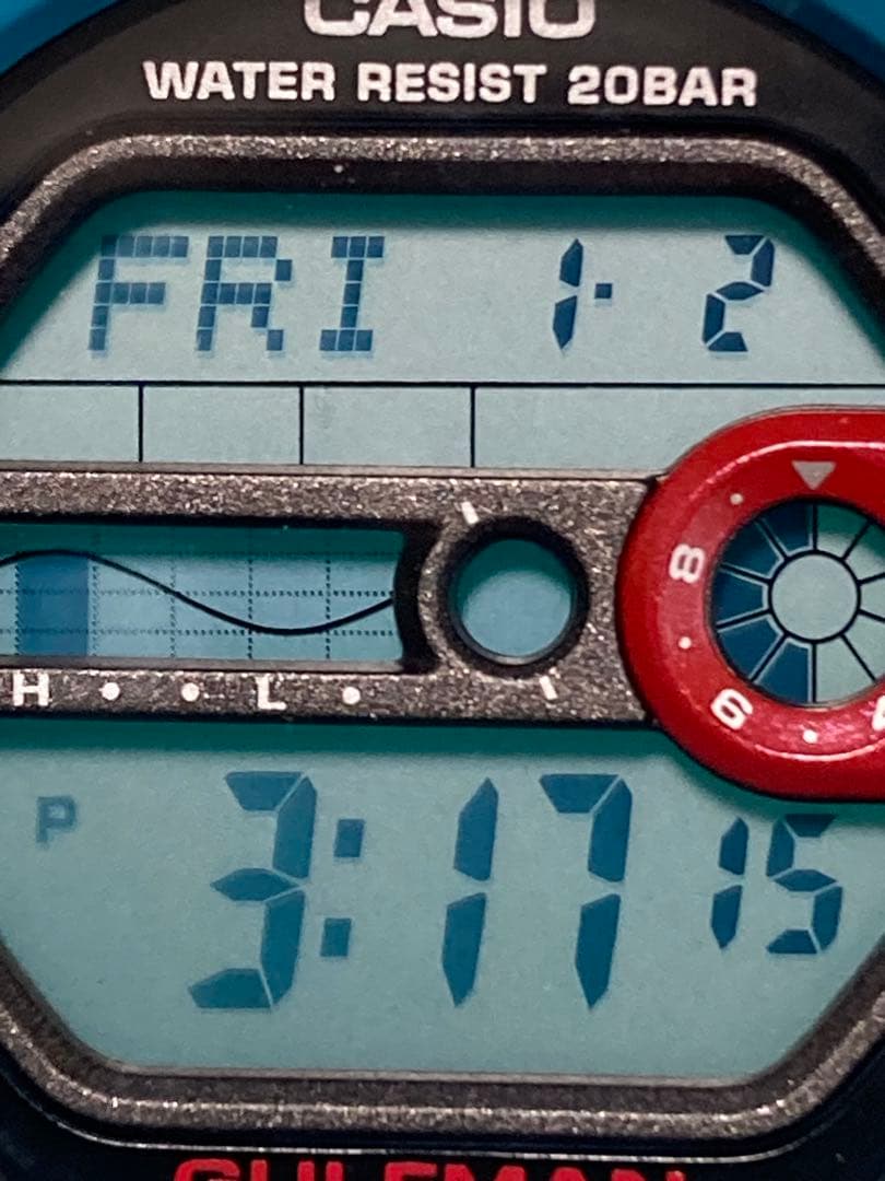 【希少色】G-SHOCK ジーショック　G-9100BL GULFMAN ブルー