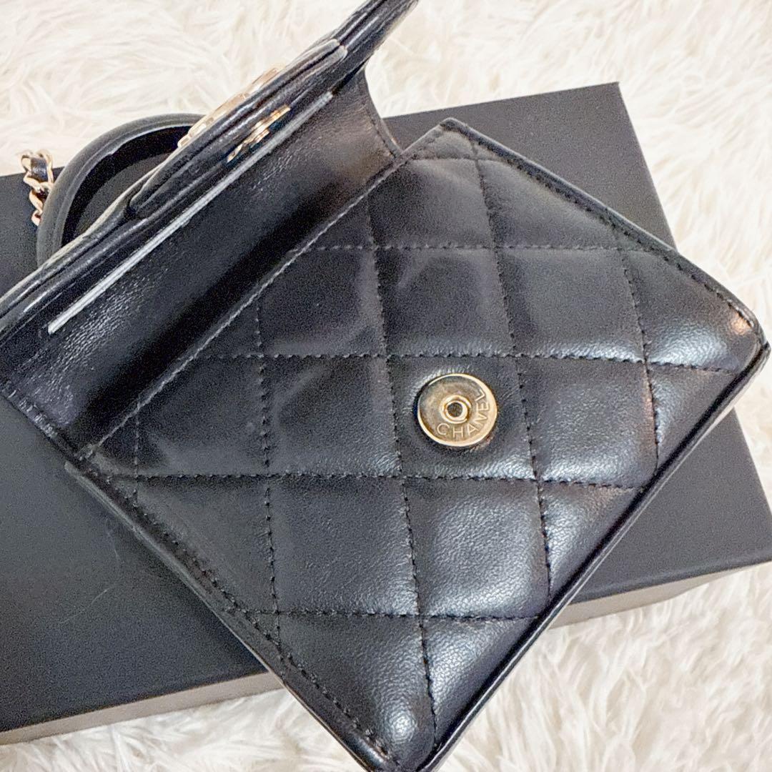 CHANEL クラッチ　ショルダー　ミニ　マトラッセ　バッグ