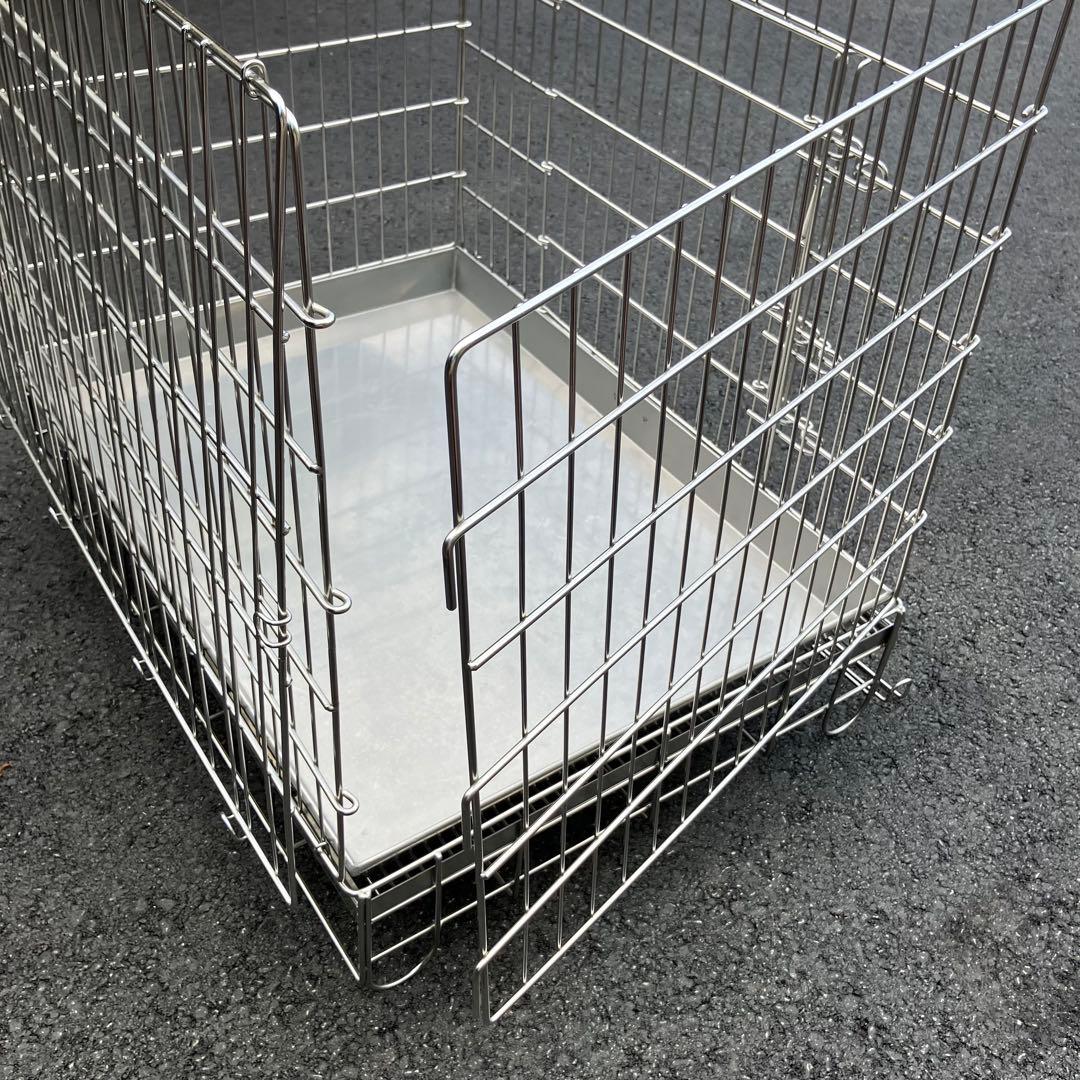 ハチコウ ステンレスケージＬ−ＳＯＰ 長面扉780mm×550mm×H680mm