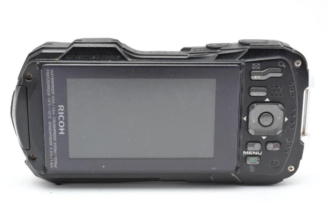 ショット数少 RICOH WG-50 防水 耐衝撃 ブラック デジタルカメラ