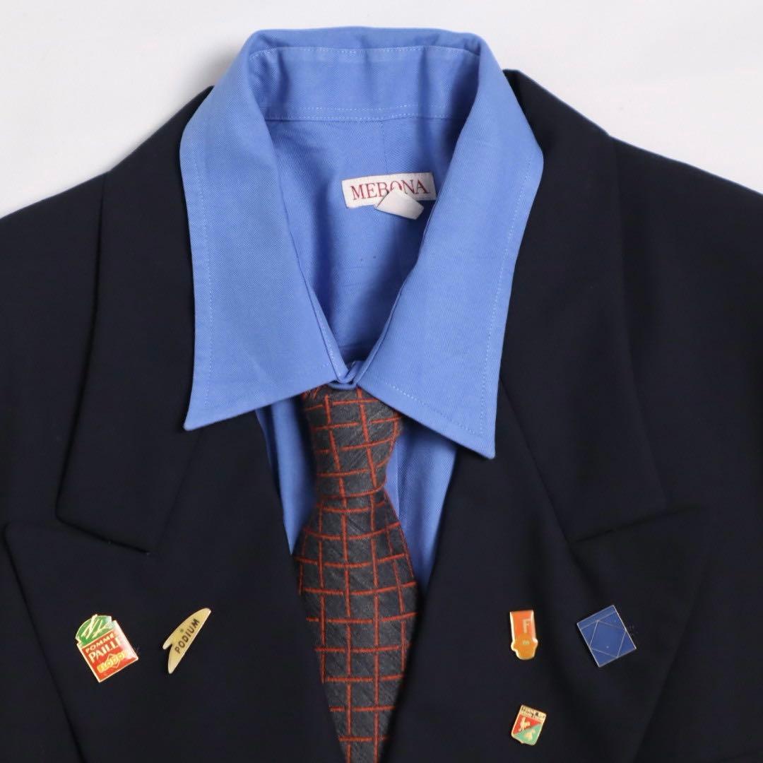 Vintage 5点セット ダブルジャケット セットアップ ピンズ バレンティノ