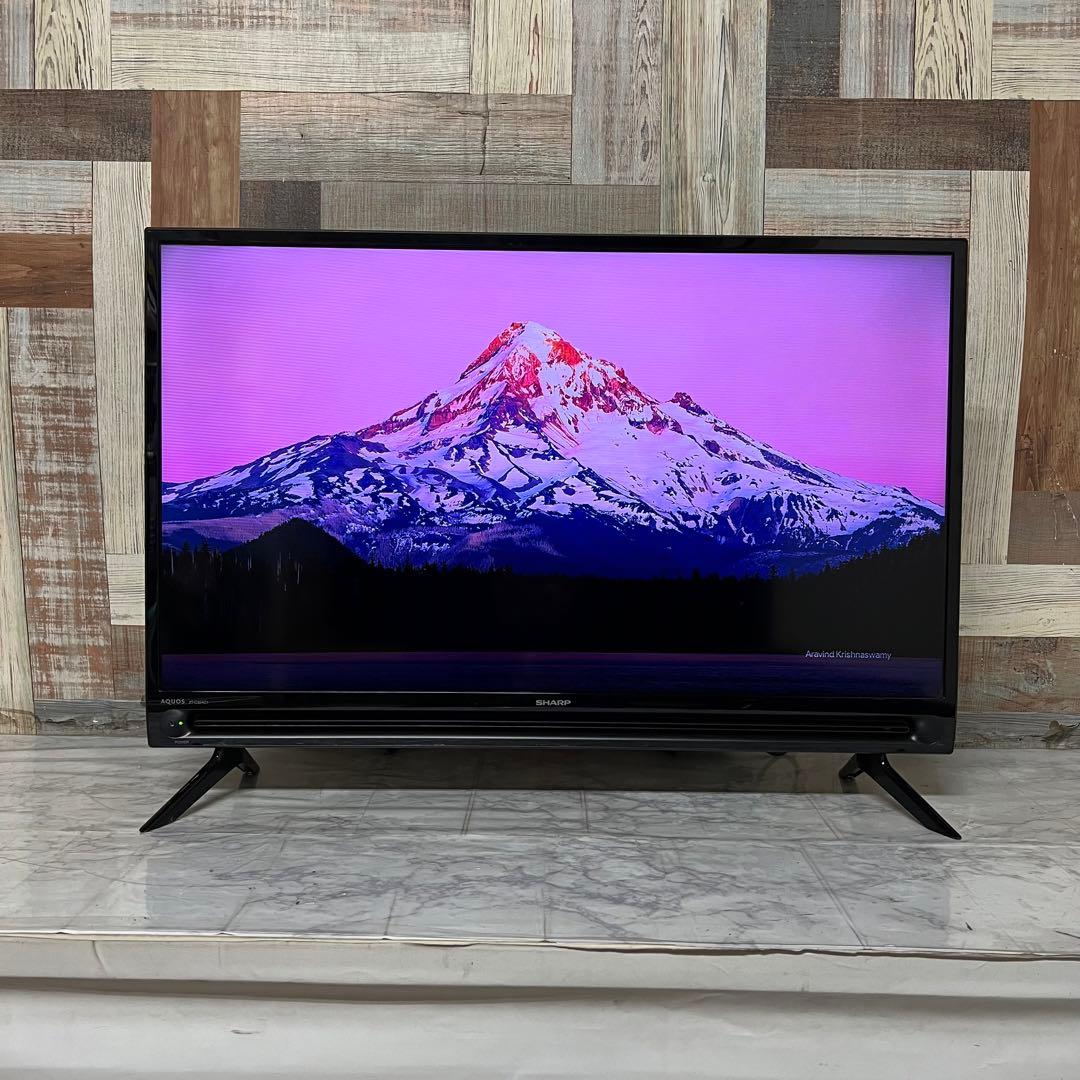 即日受渡❣️全国送料込3年前購入シャープ32型液晶テレビ外付けHDD録画対応