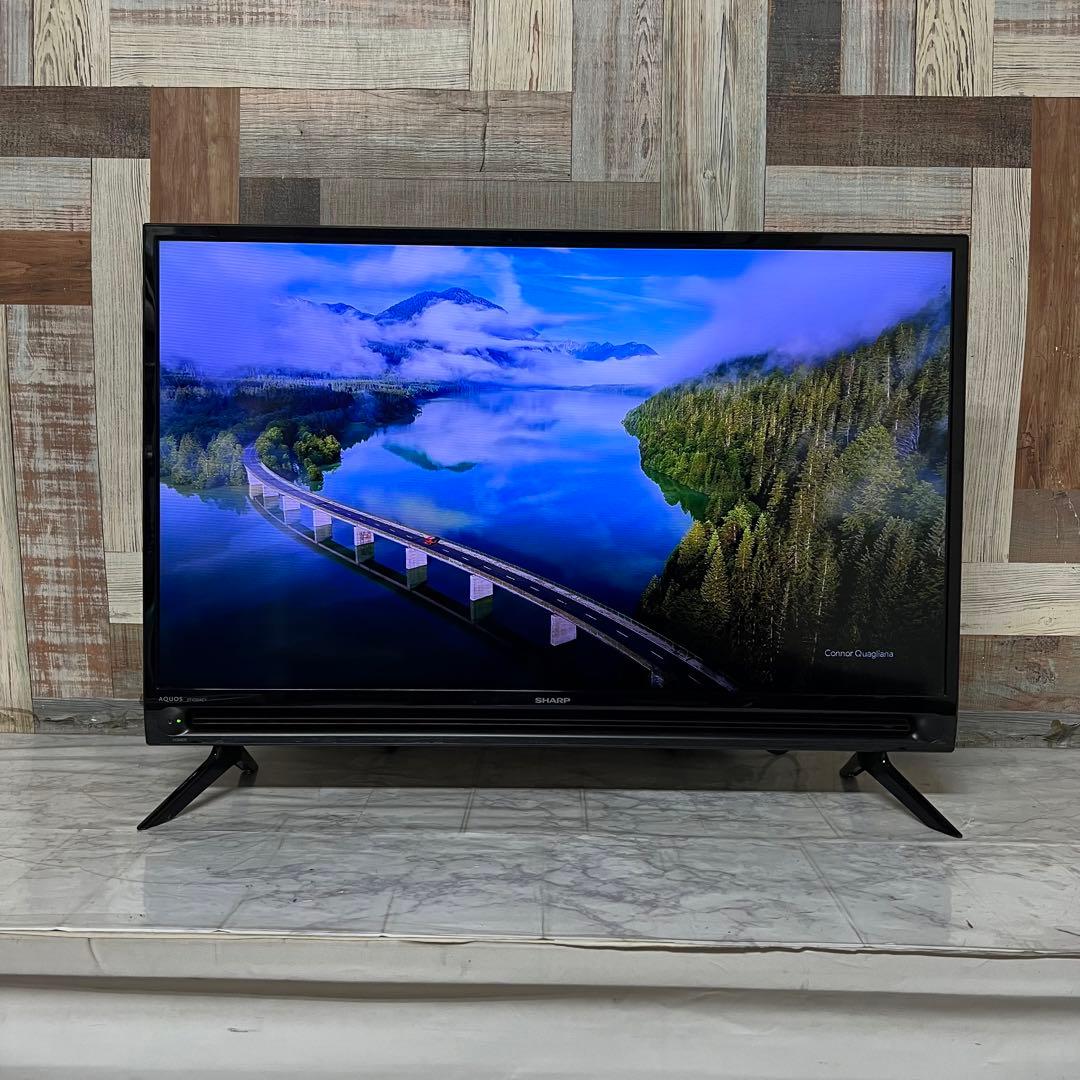 即日受渡❣️全国送料込3年前購入シャープ32型液晶テレビ外付けHDD録画対応