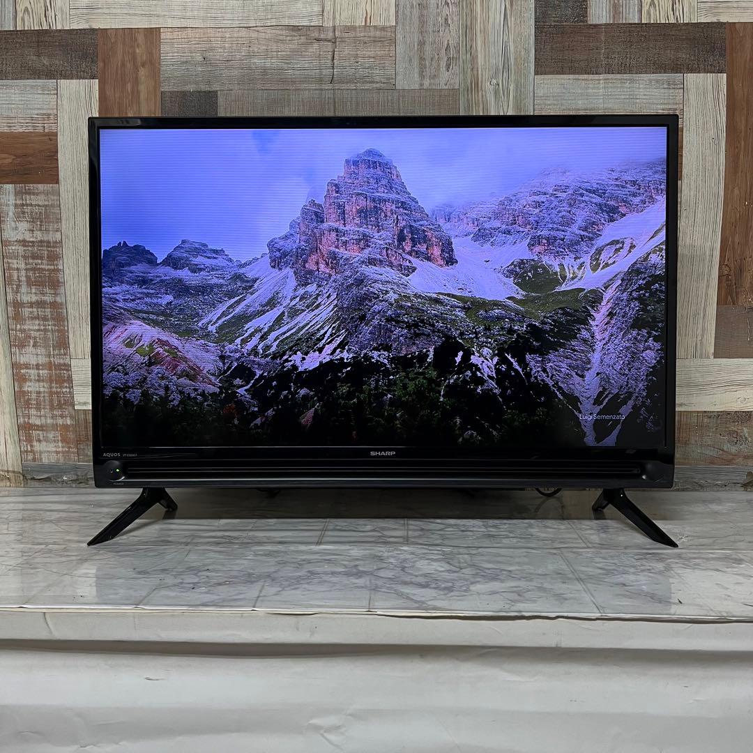 即日受渡❣️全国送料込3年前購入シャープ32型液晶テレビ外付けHDD録画対応