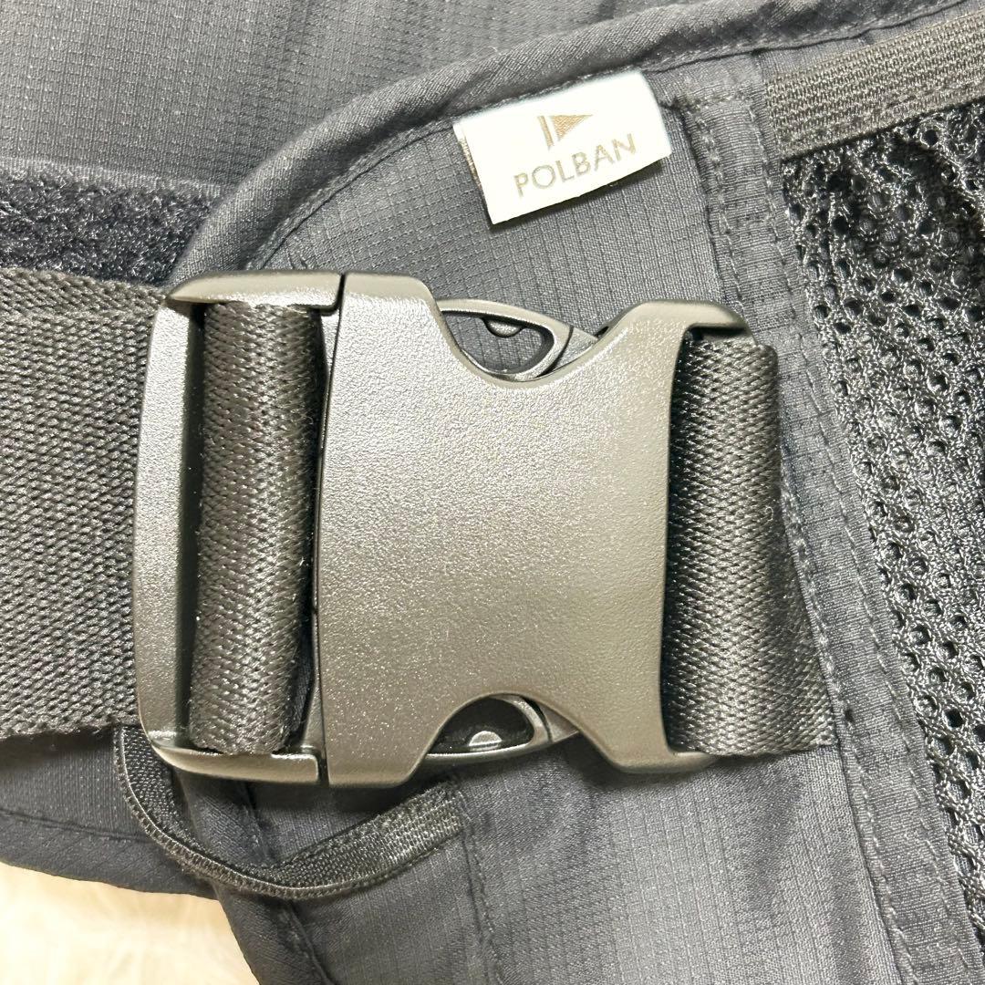 【極美品】ポルバン　アドバンス　ヒップシート　ブラック