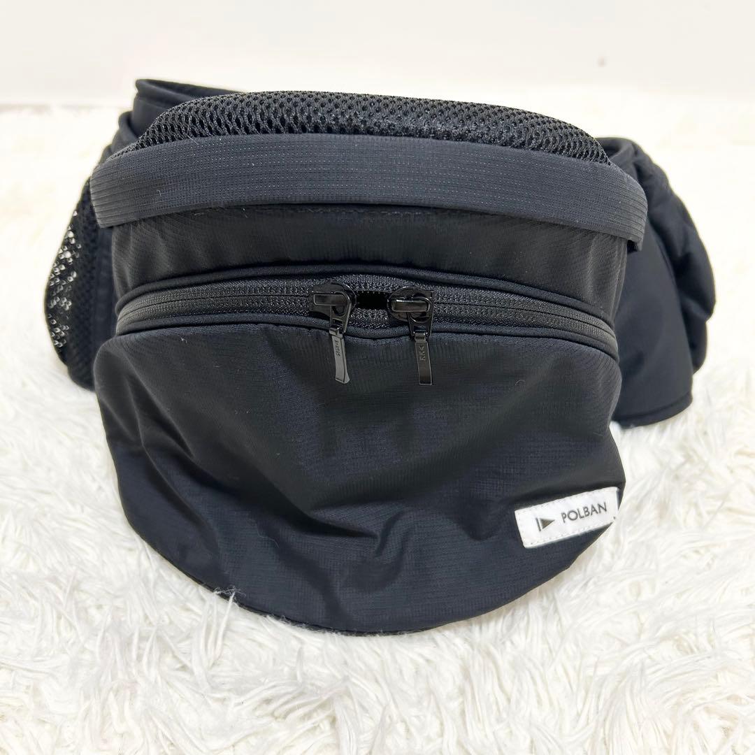 【極美品】ポルバン　アドバンス　ヒップシート　ブラック