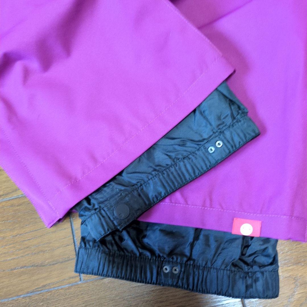 ROXY　スノボウェア　上下セット　Ｍ　ロゴ　総柄　幾何学模様　ピンク　パープル