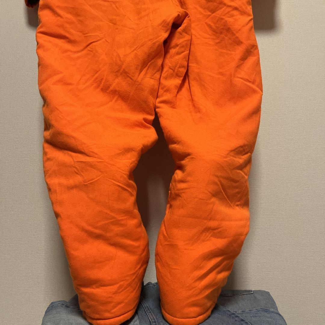 家*猫様 USA製 Duxbak 中綿 ツナギ 防寒 オレンジ XL 90s ビ