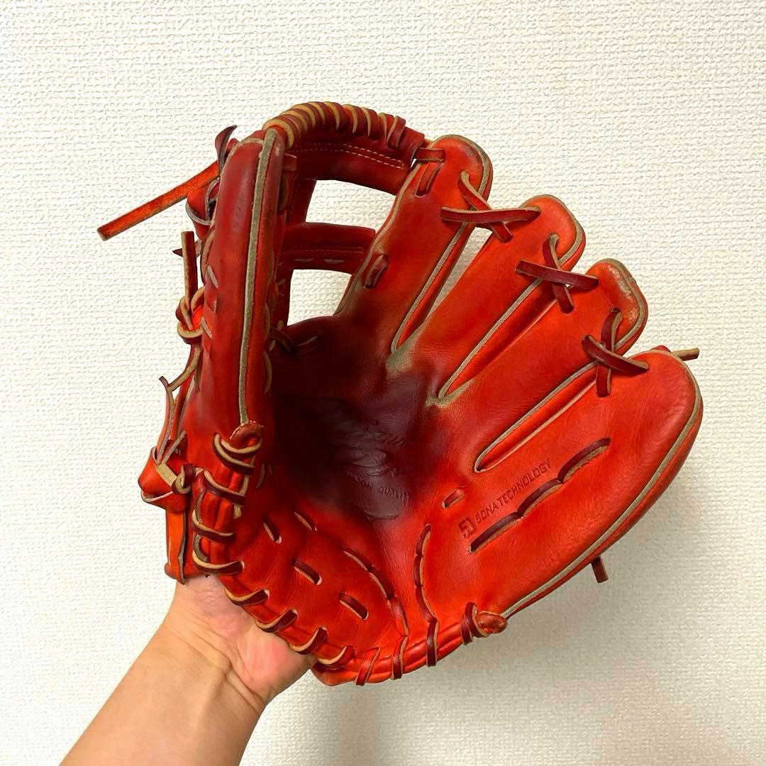 494 ミズノプロ キップレザー 型抜群 即戦力 硬式 内野手用グローブ