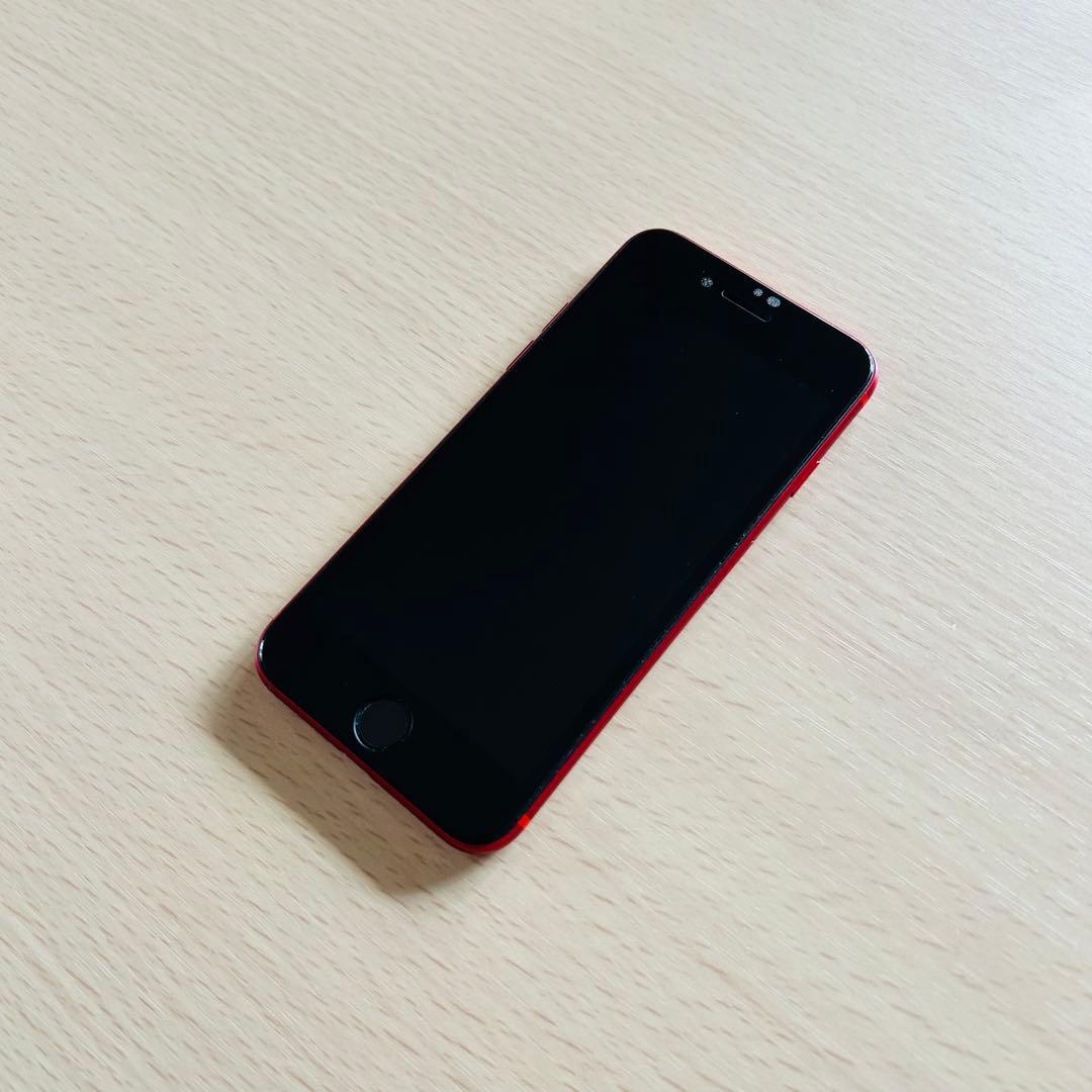 美品 iPhone SE 第2世代 （SE2） RED 64GB SIMフリー