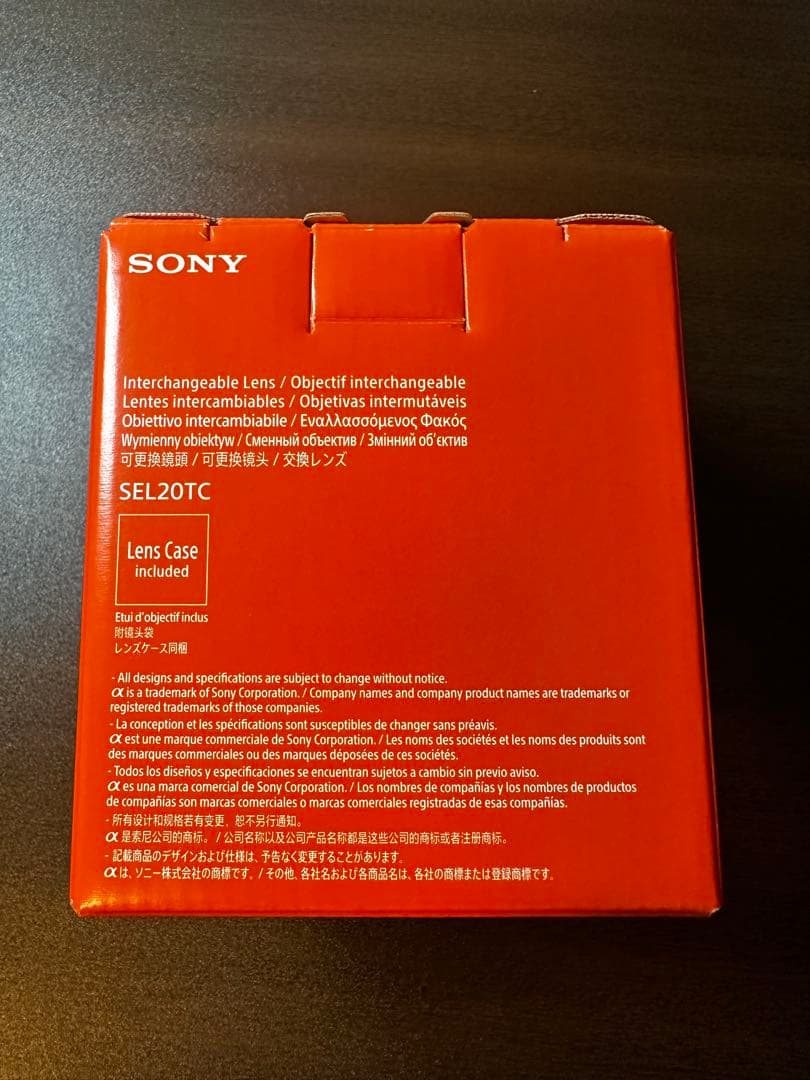 2× テレコンバーター　SEL20TC