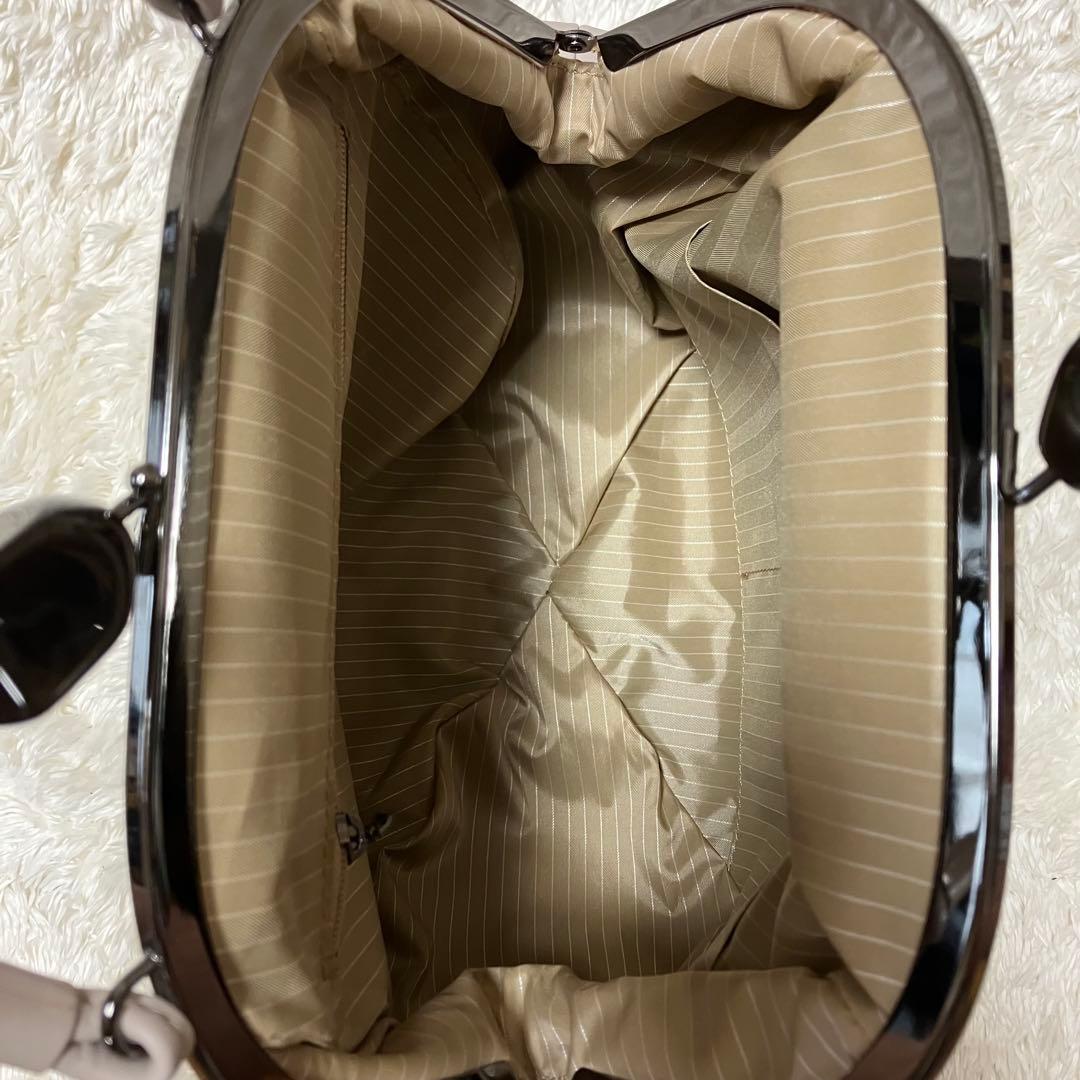 【mom様】ESTINE ハンドバッグ 2way ショルダーバッグ がま口