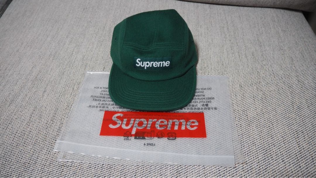 帽子 Supreme 25FW Wool Camp Cap Dark Green