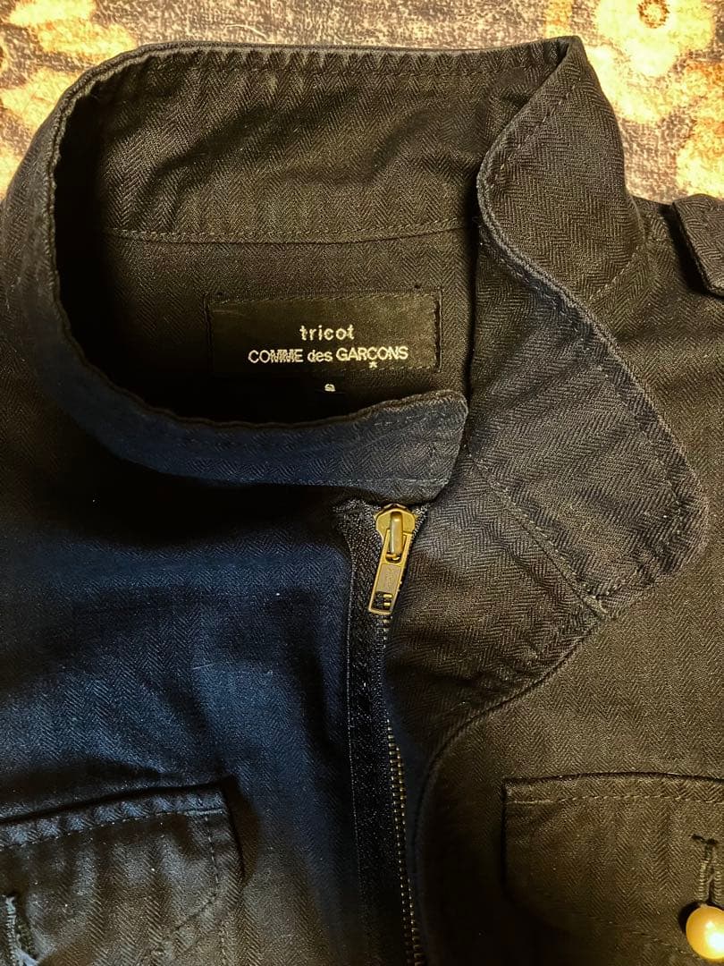 値下げ可tricot COMME des GARÇONS 紺色ジャケット 希少