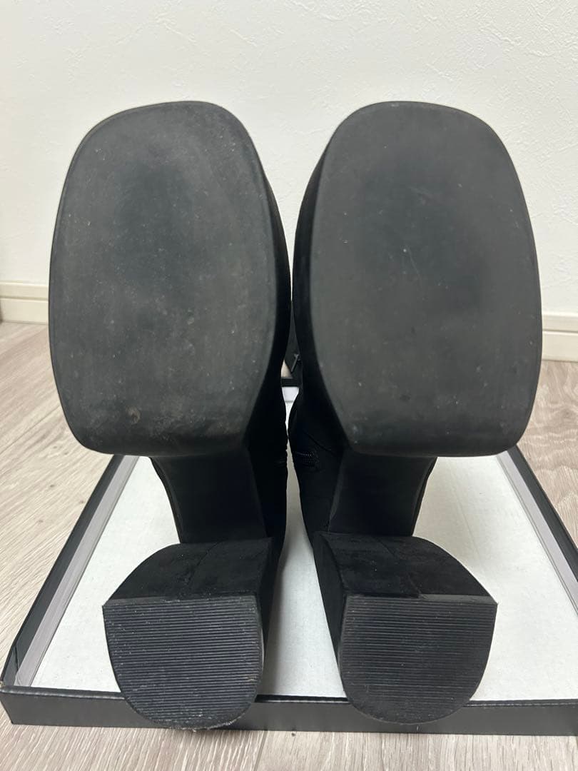 EMODA バルキープランプフィットブーツ ロングブーツ 黒 L