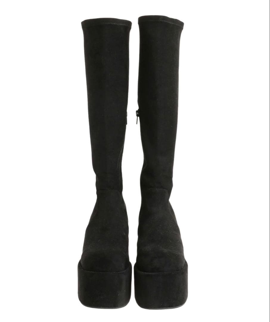 EMODA バルキープランプフィットブーツ ロングブーツ 黒 L