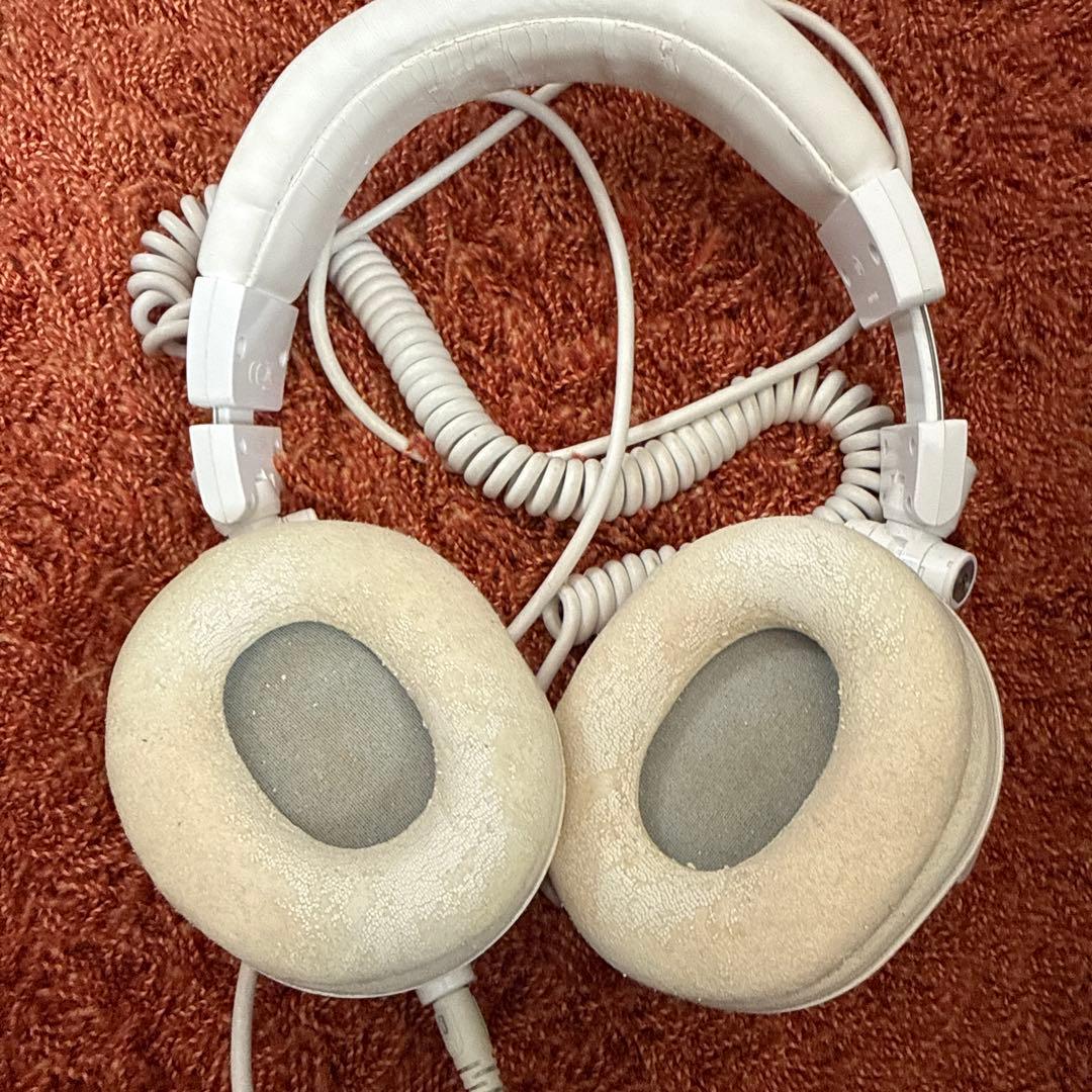 ATH-M50x ホワイト 有線ヘッドホン