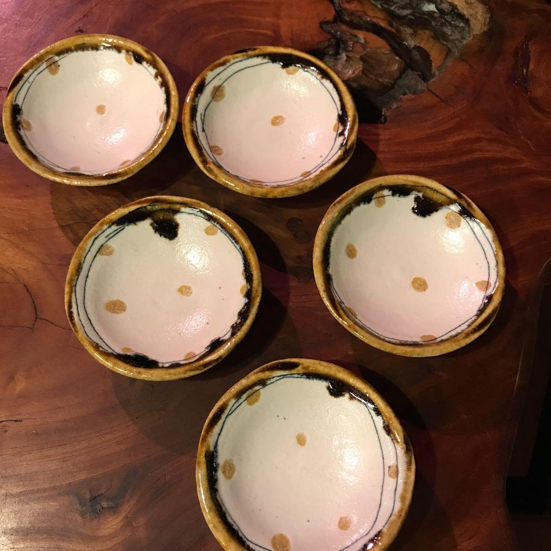 豆小皿5枚　　匠シリーズ作家物